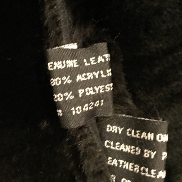 Vintage Baby Phat Black Suede Bomber Jacket Size- Small Y2K 2000 Faux Fur Lined - Picture 9 of 16